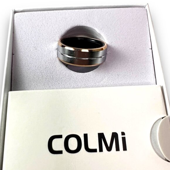 Colmi SR1 Smart Ring SZ 10 Calorie Heart Rate Sports Sleep Tracker 2 Tone NWB - Picture 2 of 6